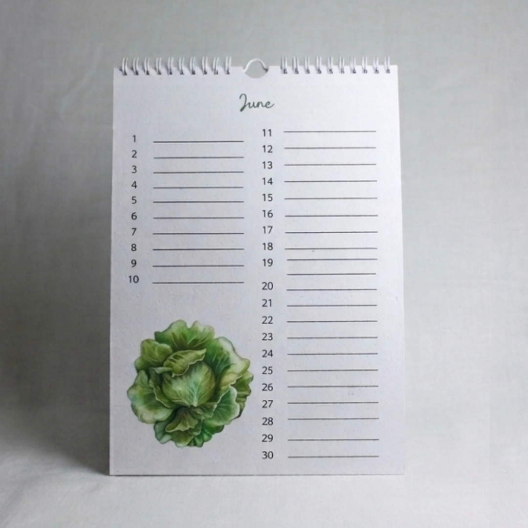 Birthday Calendar-Nature's Palette A4 Natures Palette Birthday Calendar