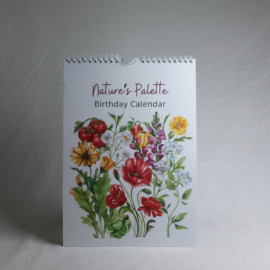 Birthday Calendar Nature's palette