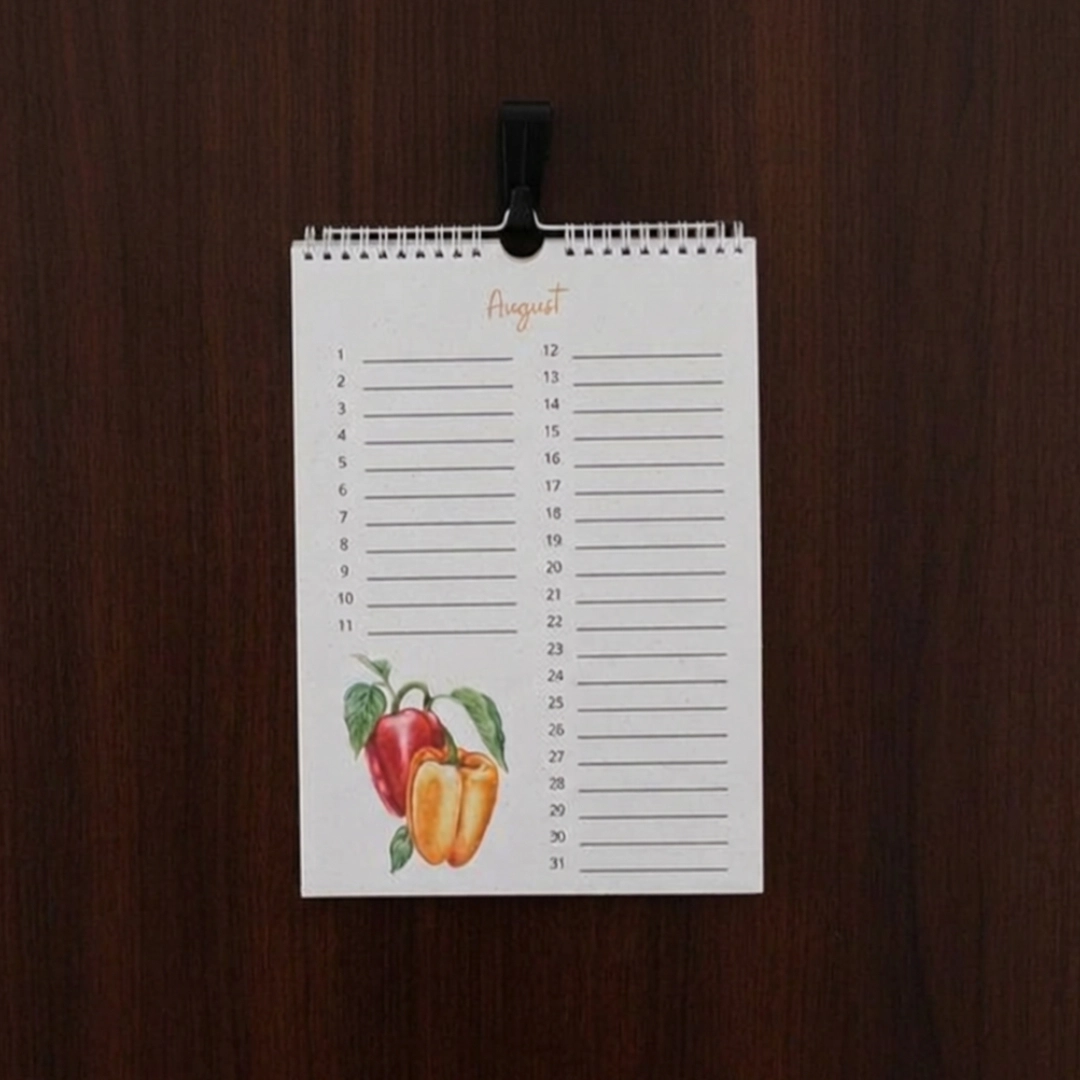 Birthday Calendar-Nature's Palette A4 Birthday Calendar Nature's palette