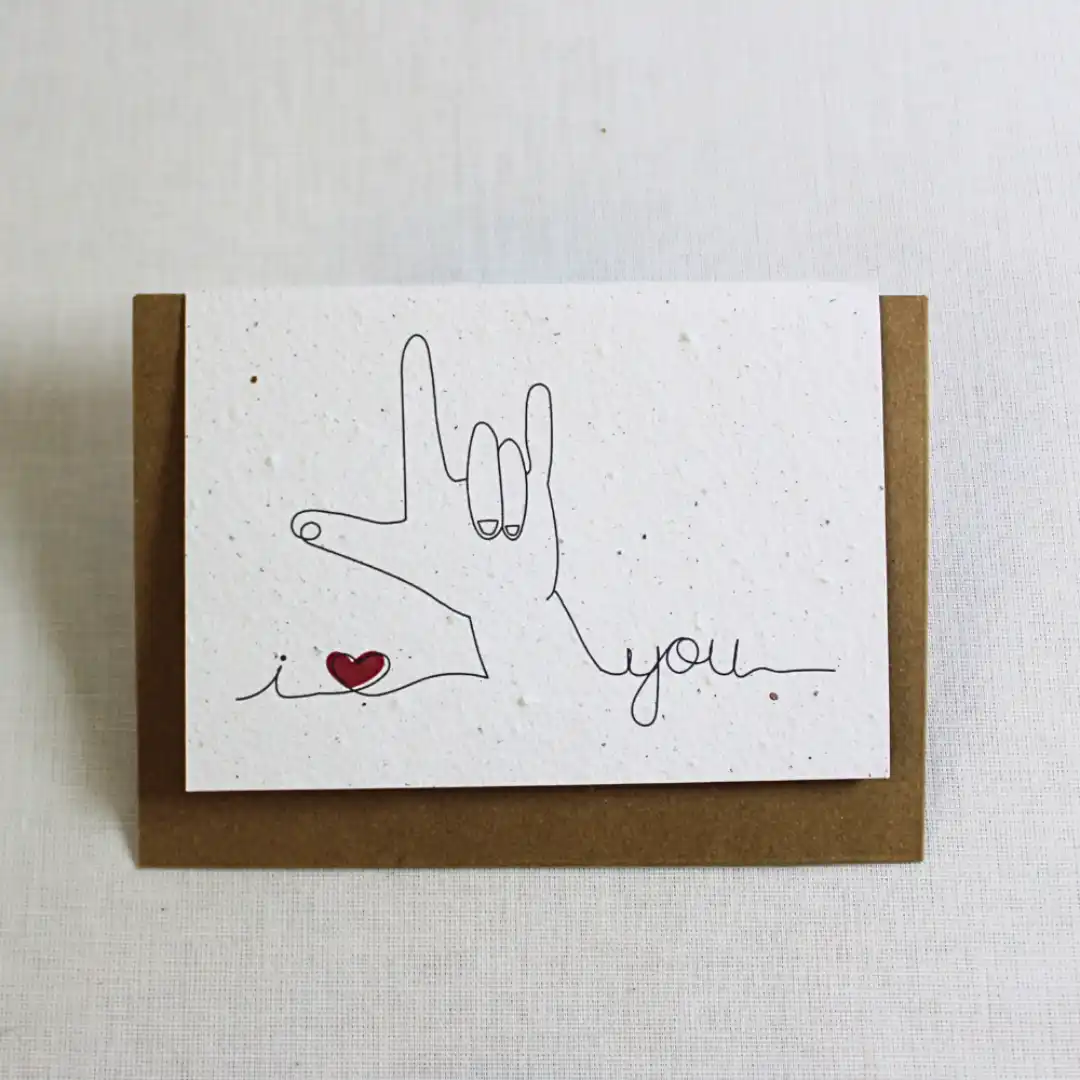 greeting card i love you