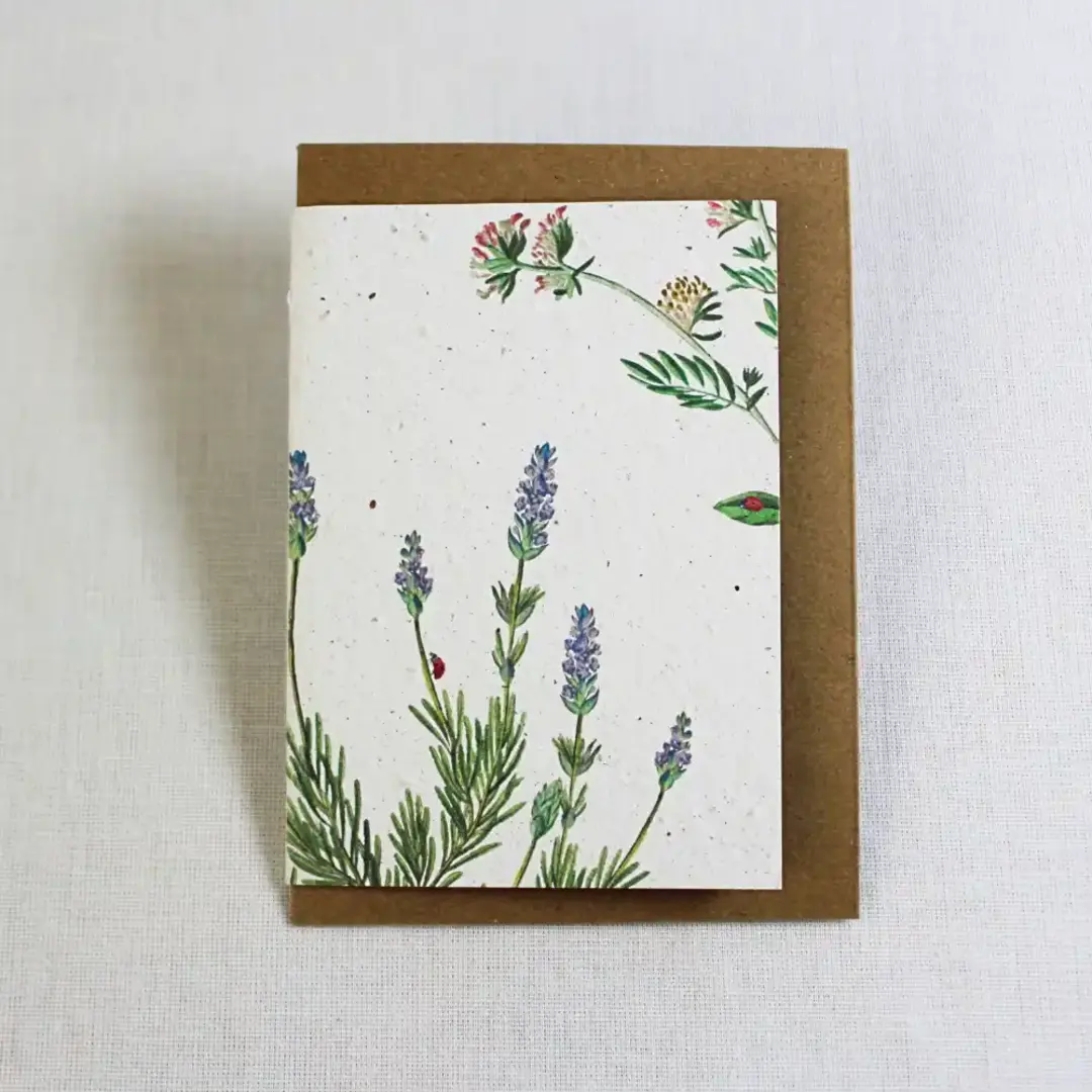 greeting card lavender