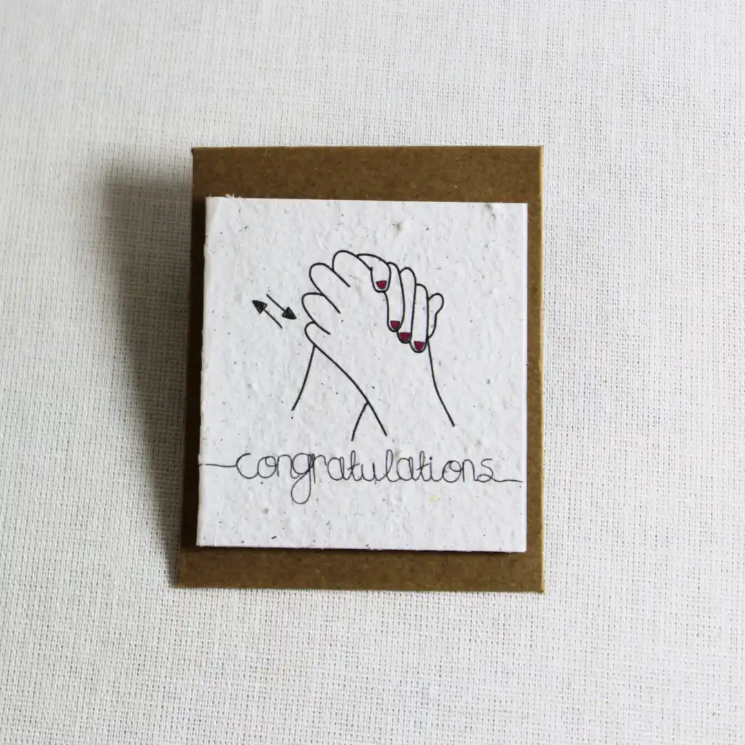 mini card congratulations