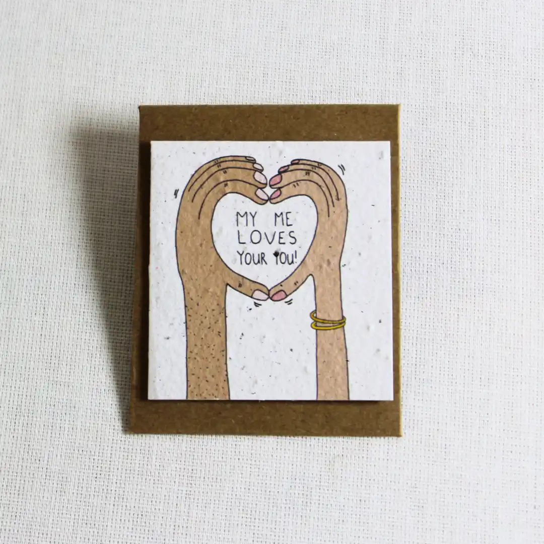 mini card my me loves your you
